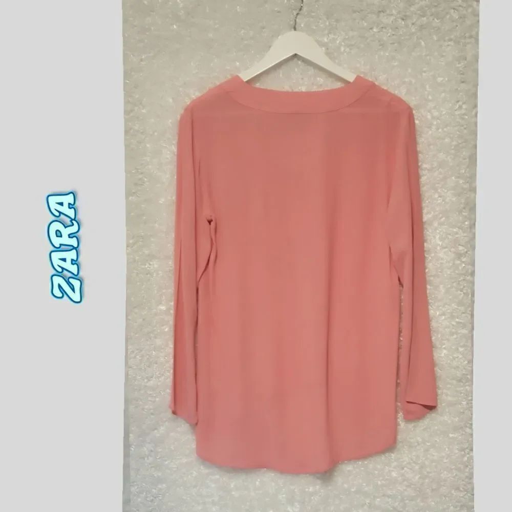 Pink V neck tunic - Picture 2 of 3